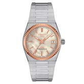 Tissot PRX Powermatic 80 35 MM Stahl & 18K Goldlünette Damenuhr - T931.207.41.111.00